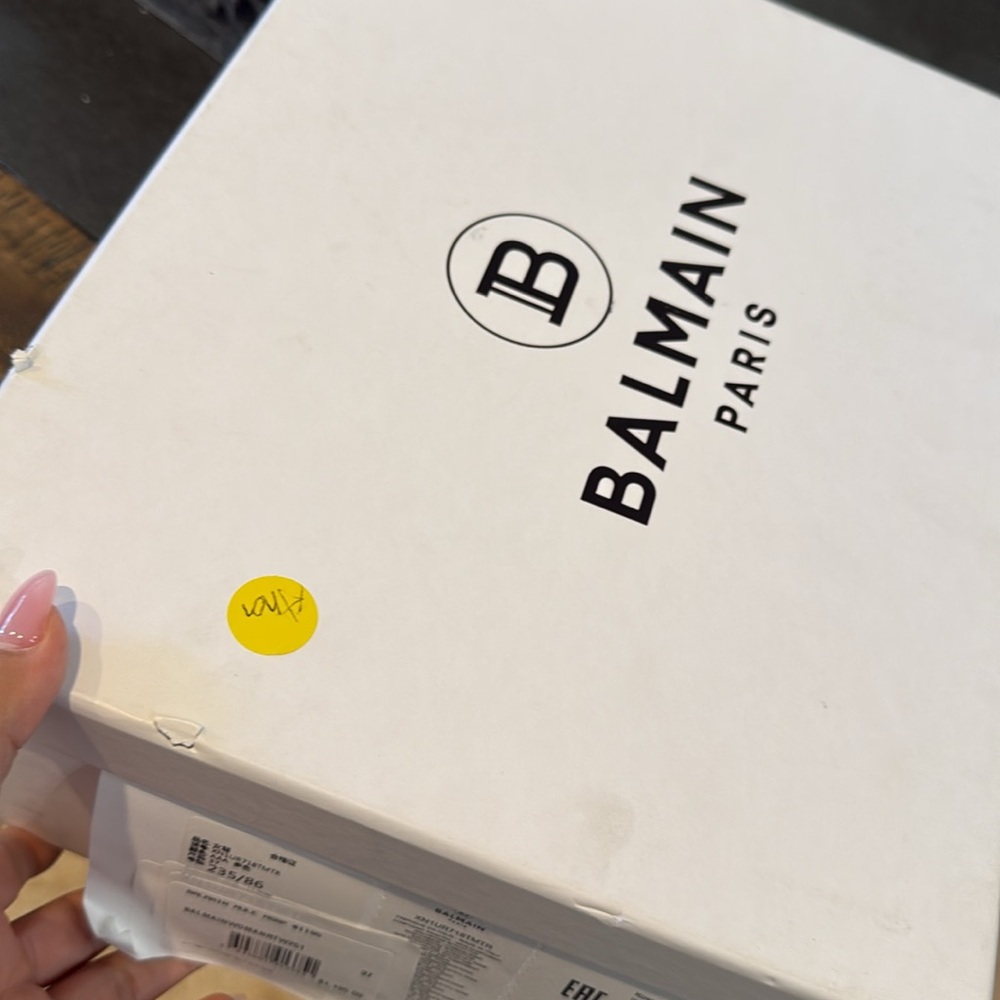 BALMAIN Ulla Tapestry Monogram Mules - Picture 11 of 12